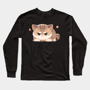 Angry little kitty Long Sleeve T-Shirt